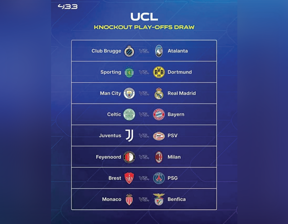 Le choc des barrages: un duel entre Manchester City et le Real Madrid